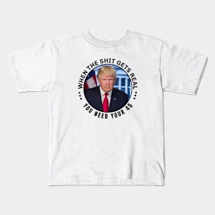 When the shit gets real you need your 45 Kids T-Shirt